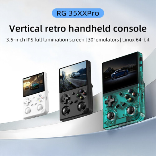 Handheld Retro Game Console 3.5 Inch IPS Screen Linux System,C 2