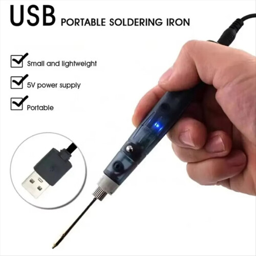5V USB Soldering Iron Portable Mini for Electronic Repair 2