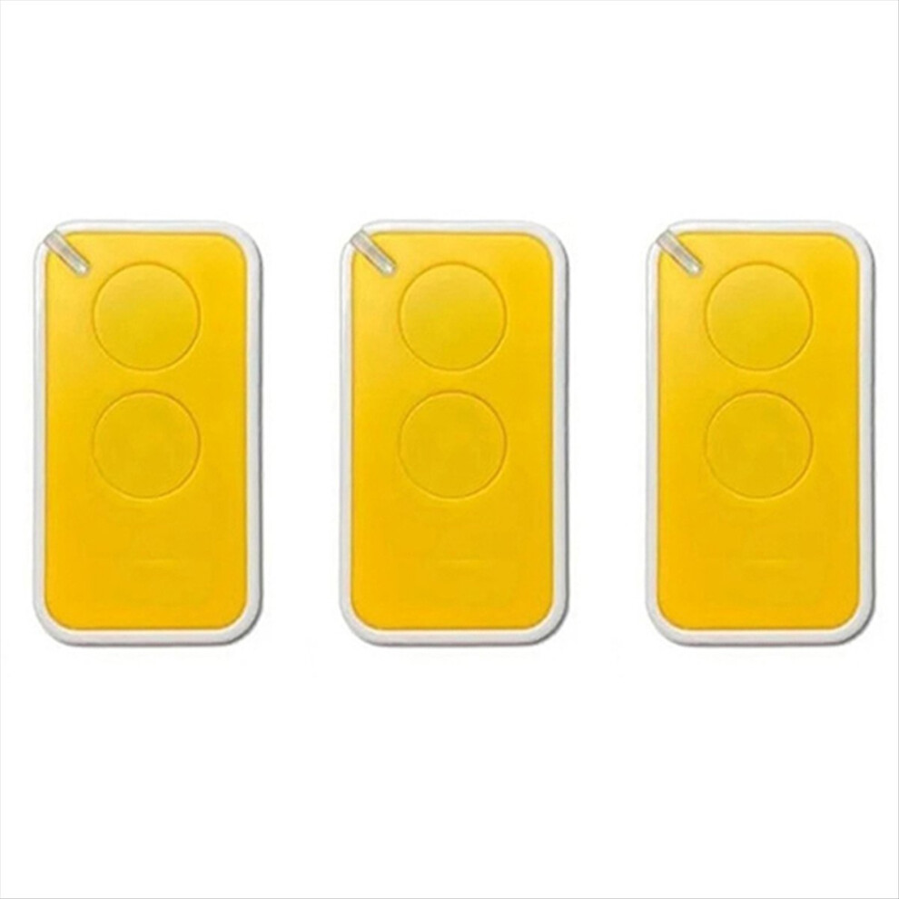 For Nice Universal Garage Remote Control 433.92Mhz Yellow 4853344827569