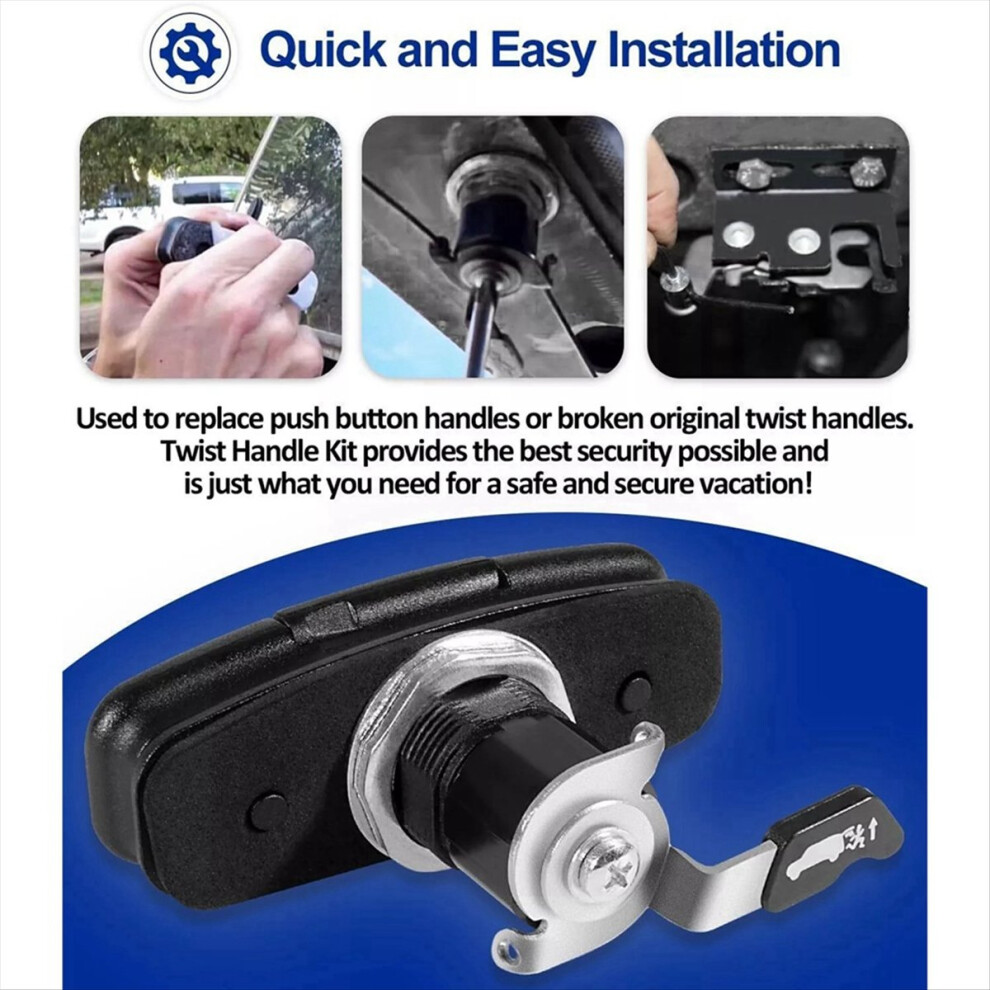 Truks Twist Handle Kit For Leer 113436-100Xq,700, 100XL,Latches 4852597802576