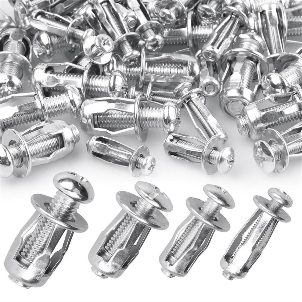 80Pcs Expansion Screw Petal Nut, M5 M6 M8 Jack Nuts 4852597802118