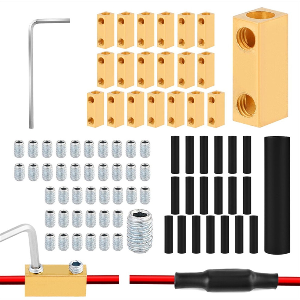 20Pcs 8 Gauge Wire Connectors,8 Awg Docking Connector 4852597848321