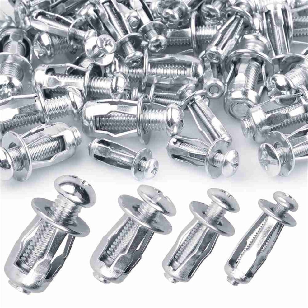 40Pcs Expansion Screw Petal Nut, M 4 M5 M6 M8 Jack Nuts 4852597801296