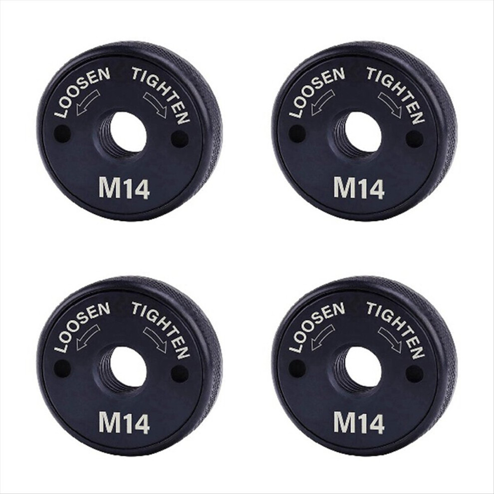 4Pcs M14 Angle Grinder Locking Nut, Change Clamping Plate Fastener 4853344847079