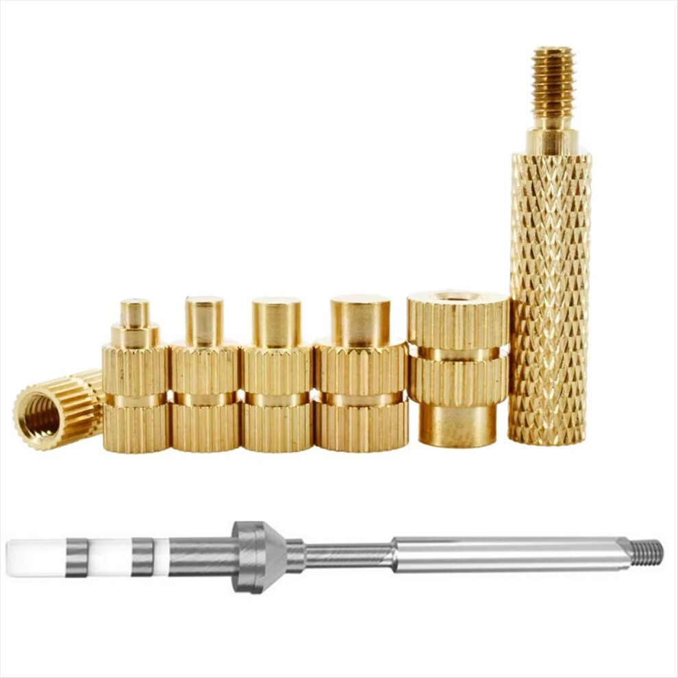 Heat Set Insert Tool M2-M8 Hot Melt Brass Knurled Nut Embedded 4853344846348