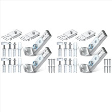 Bifold deurbeslagset, 4-pack reparatievervangende onderdelen voor bi-fold schuifdeurkast