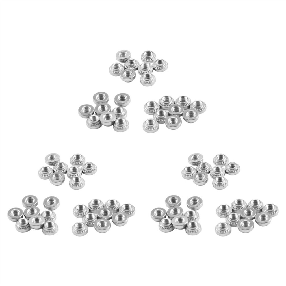 M3 Stainless Steel Self Clinching Rivet Nut Fastener 75Pcs 4852597802002