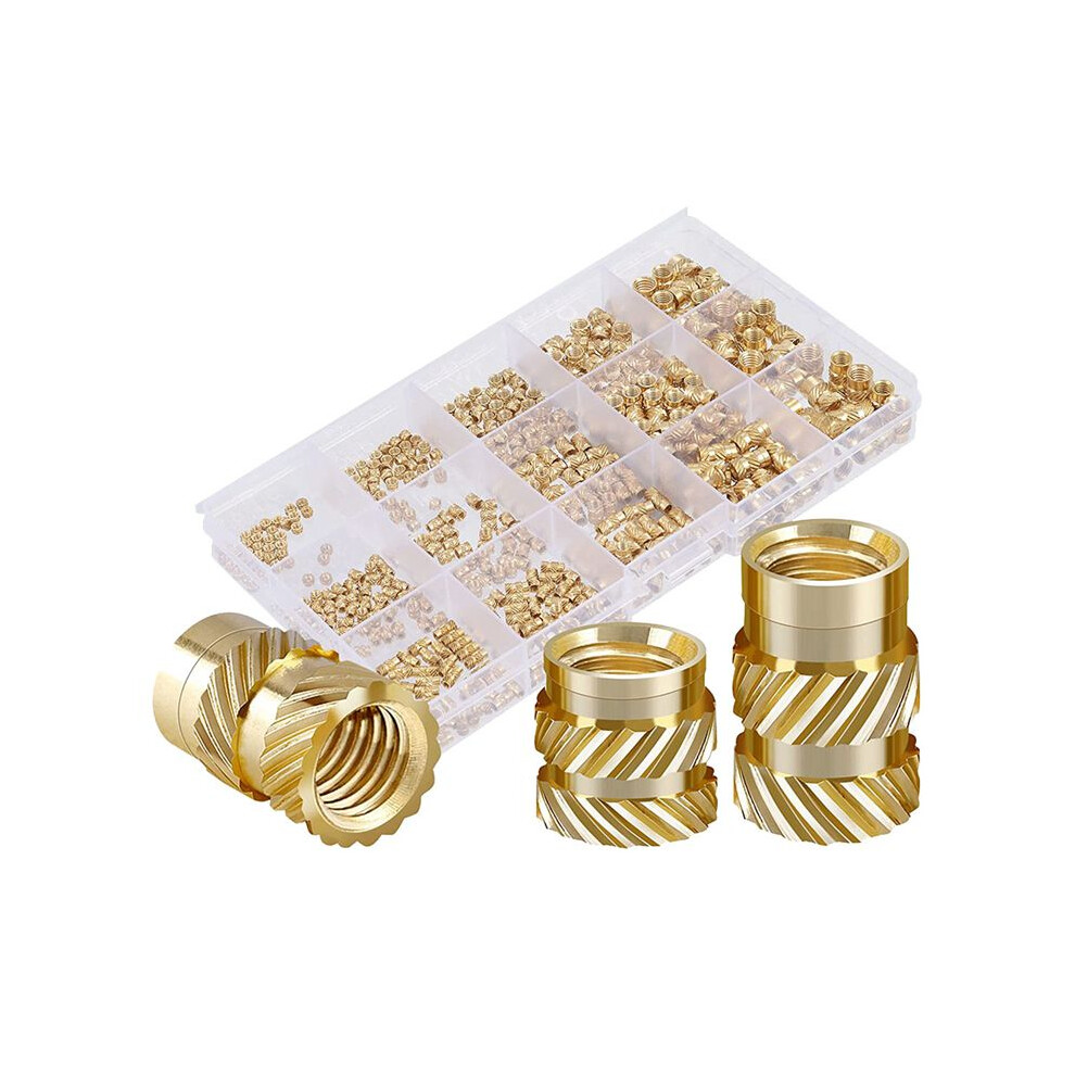 Threaded Inserts Female Thread Metric Knurled Nuts Assortment Kit 4852597805249