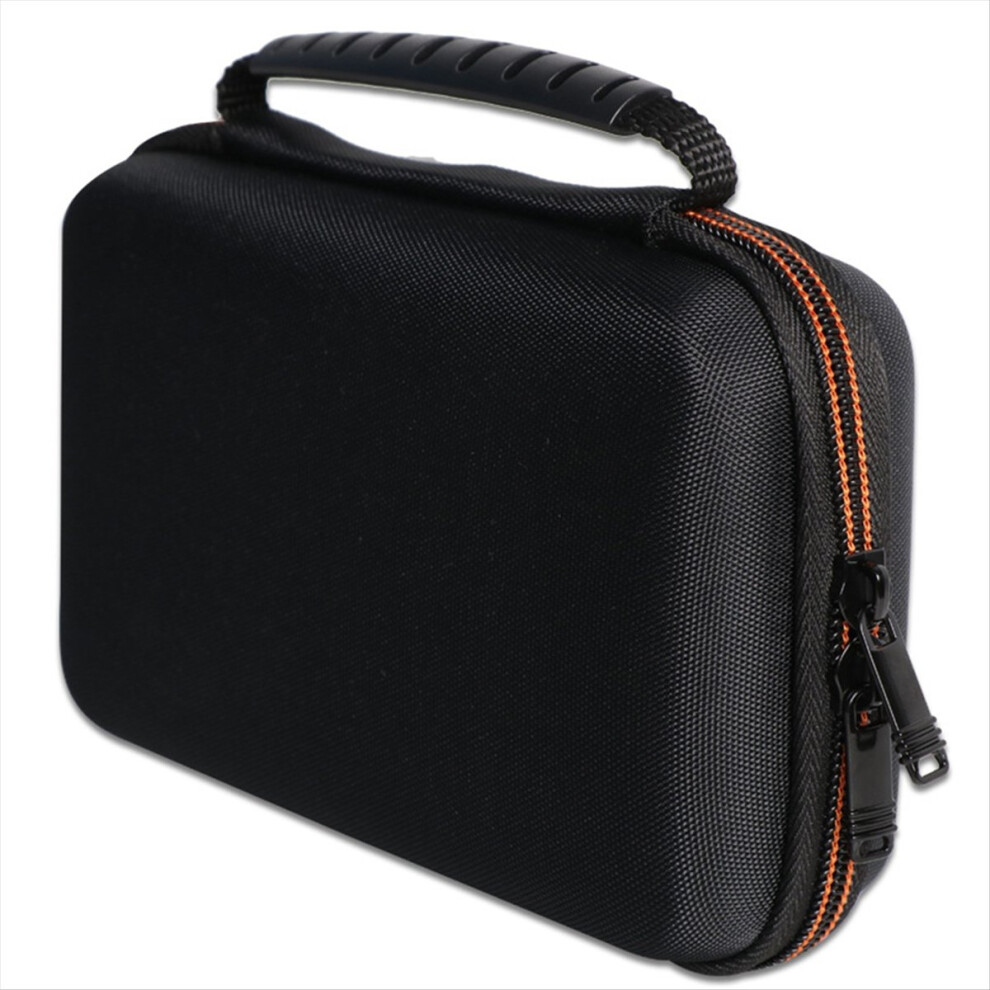 Game Console Hard Shell Carrying Case For Xl & Orange/Black 4852597809124