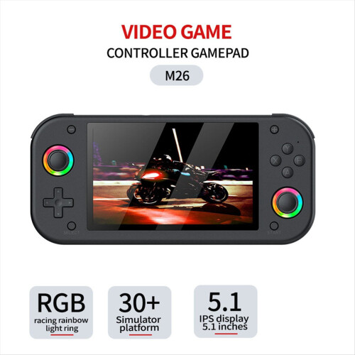 M26 Pocket Retro Handheld Video Game Console 64GB 2