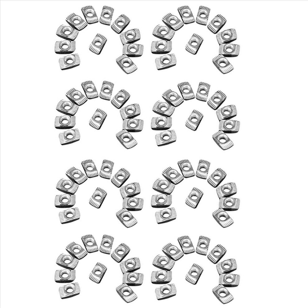 800 Pcs M5 Hammer Nut Carbon Steel Aluminum Connector Fastener Sliding 4852597805126