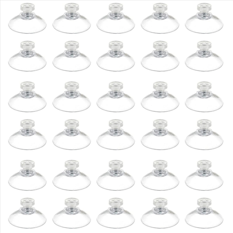 30Pcs 40Mm Suction Cup With -Screw And Knurled Nut, Thread, Sucker Pads For Glass Table Top 4852597813619