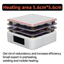 PD 65W Mini hete plaat voorverwarmer LED-displayplatform reparatiegereedschap-B