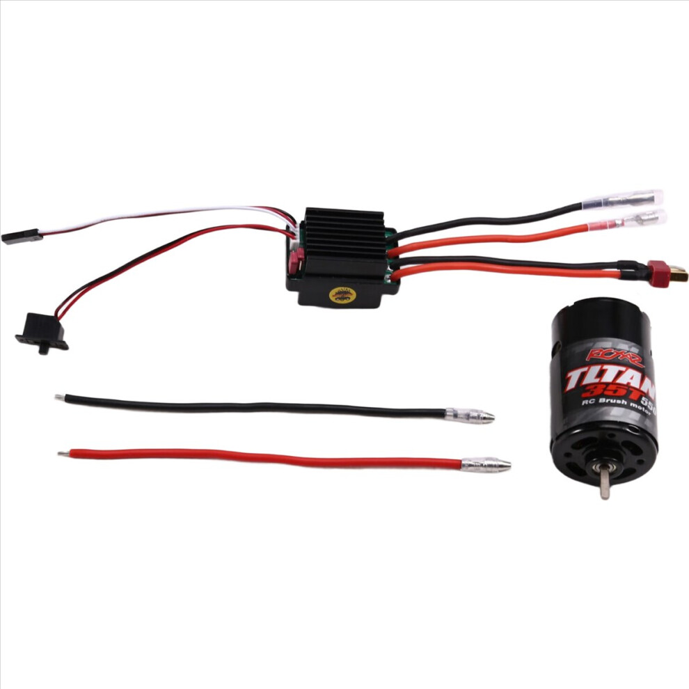 550 Brushed Motor Esc 320A For 1/10 Rc Car Crawler Axial Scx10 35T 4852597815019