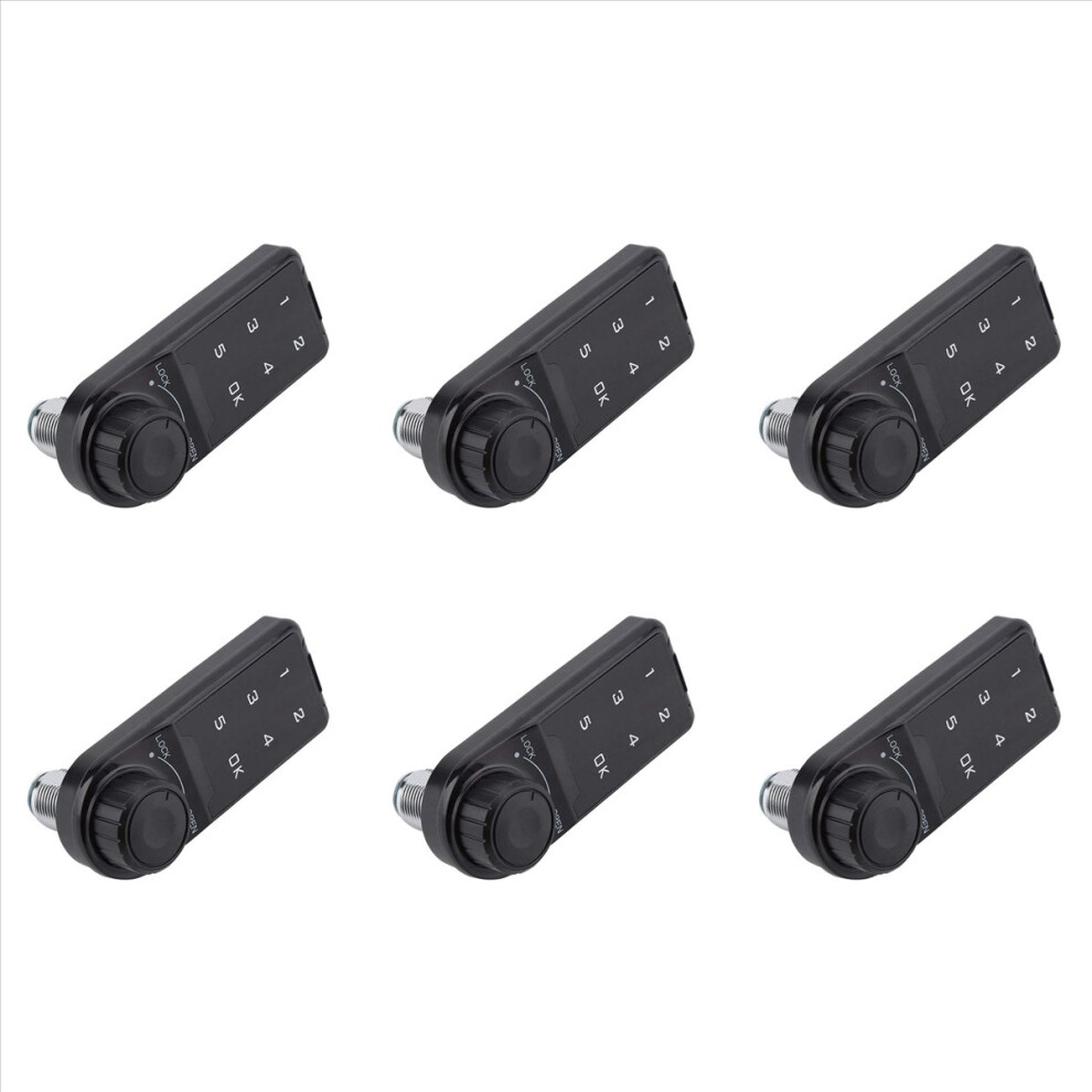 6X Combination Lock, Door Access Digital Electronic Security Cabinet Coded Locker Contact Keypad Password B 4852597814395