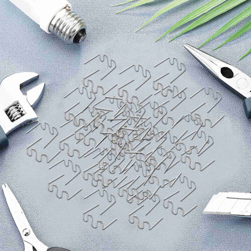 1000Pcs Staples for Hot Stapler Plastic 0.8 0.6mm S Wave 2