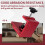 Zakgatboorgeleider, deuvelmal, schuine locator, rood 7