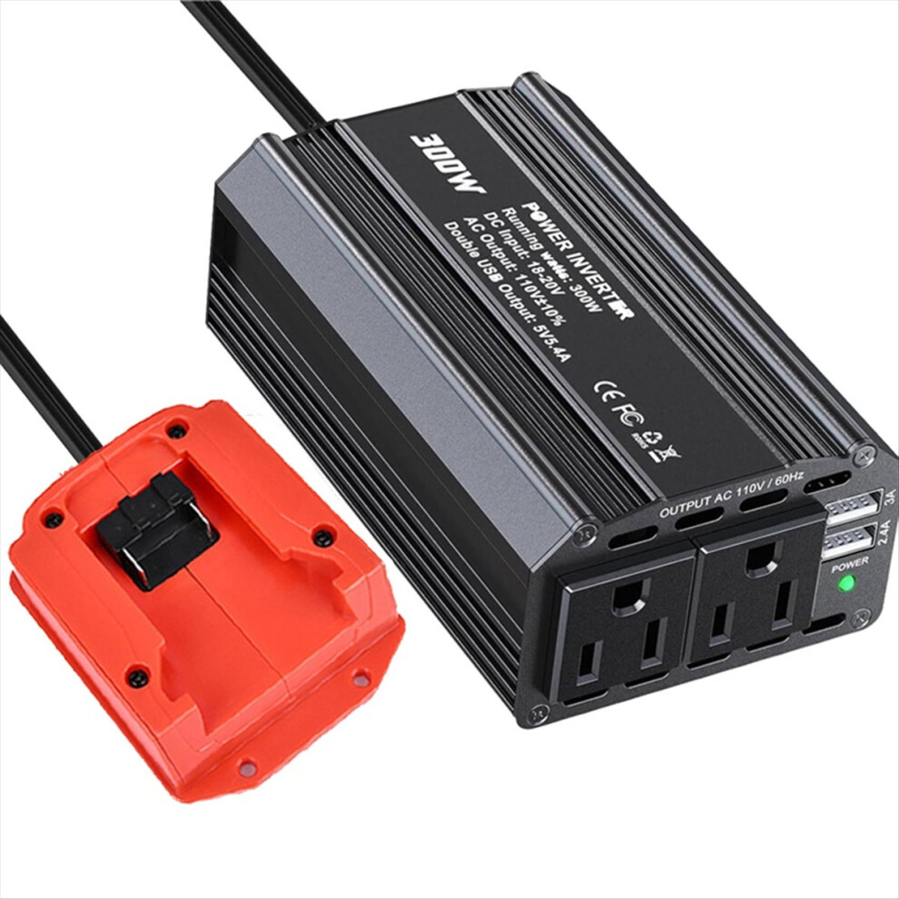 300W Car Power Inverter For Ac110v/Dc20v 4852597820860