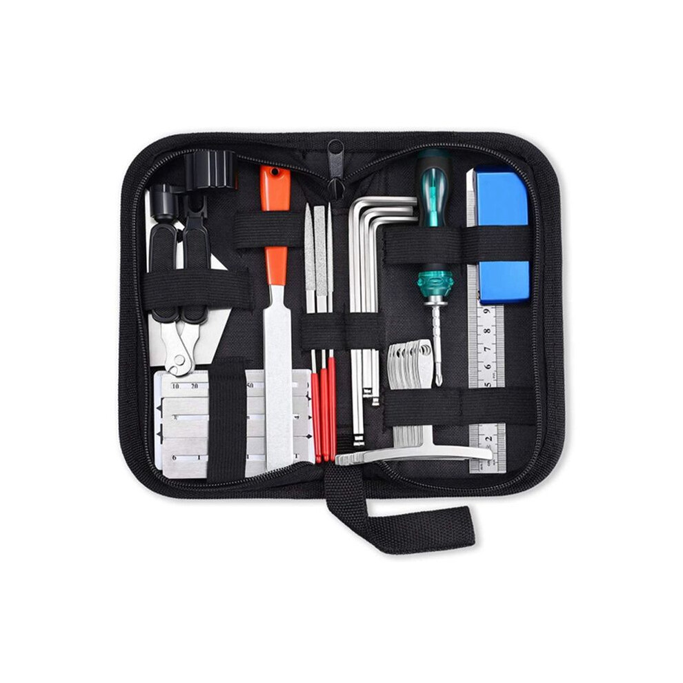 Guitar Repair Tool Kit, String Changing Tool,Measuring Ruler, 25 In 1 4852597831989