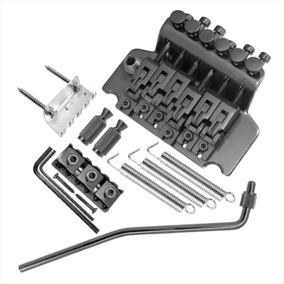 Electric Guitar Twin-Vibrator Bridge Vibrato System Black 4852597829597