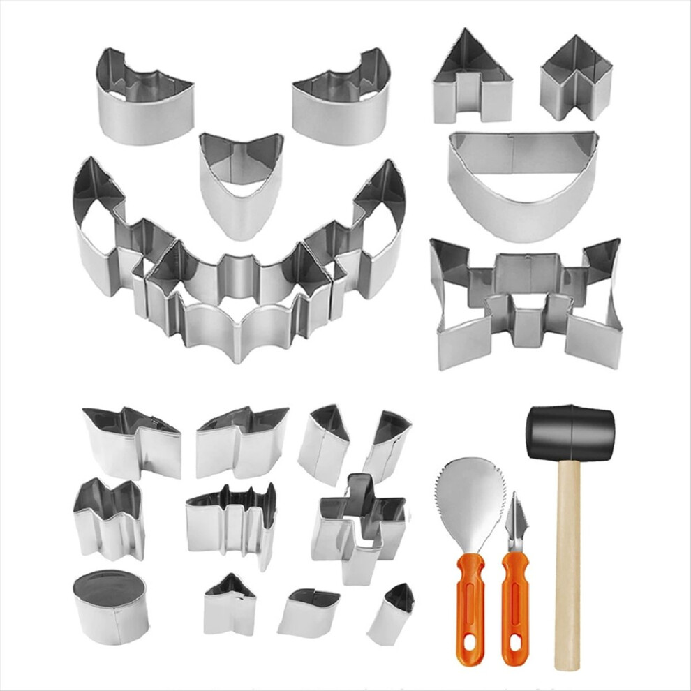 24-Piece Pumpkin Carving Mold Sethalloween Pumpkin Carving Kit 4852597837257