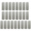 25 Pack Engraving Blank Tags Rectangle Stamping with 4 Holes 1Inx3In 2