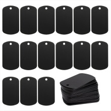 50 stuks graveerplaatjes aluminium stempel sleutelhanger hondenpenning