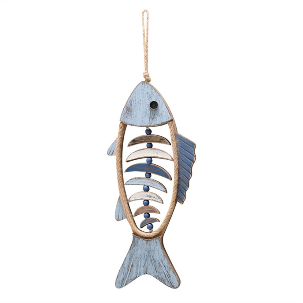 Wooden Fish Wall Decor, Antique Nautical Decoration,B 4852597841094