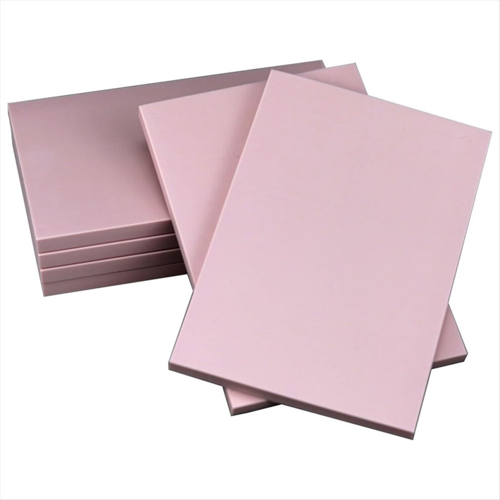 6 Pack Rubber Block Stamp Carving Blocks Pink 4852597841230