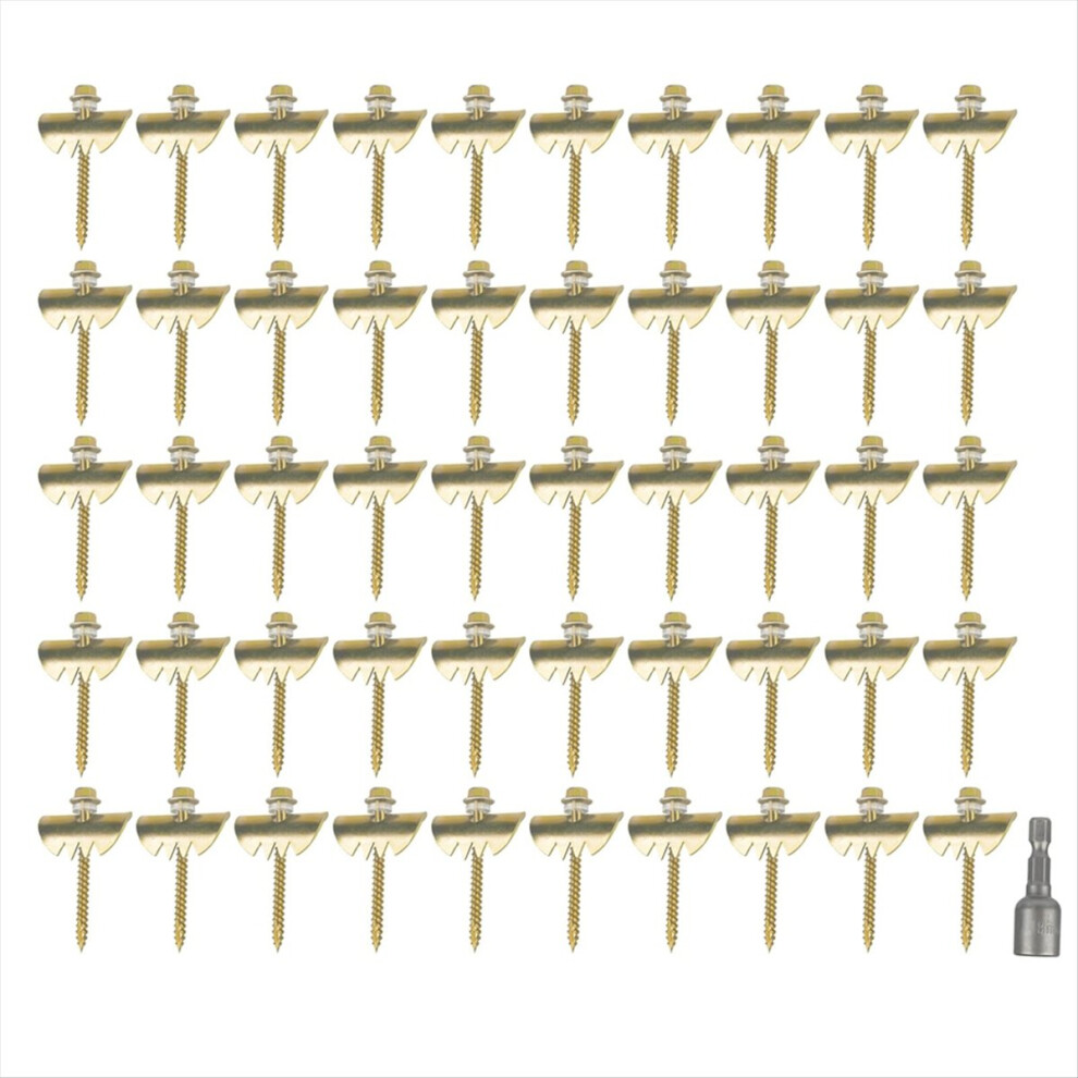 50Pcs Zinc Alloy Wire Fencing Fasteners For Softwoods Fence Nail 4852597849243