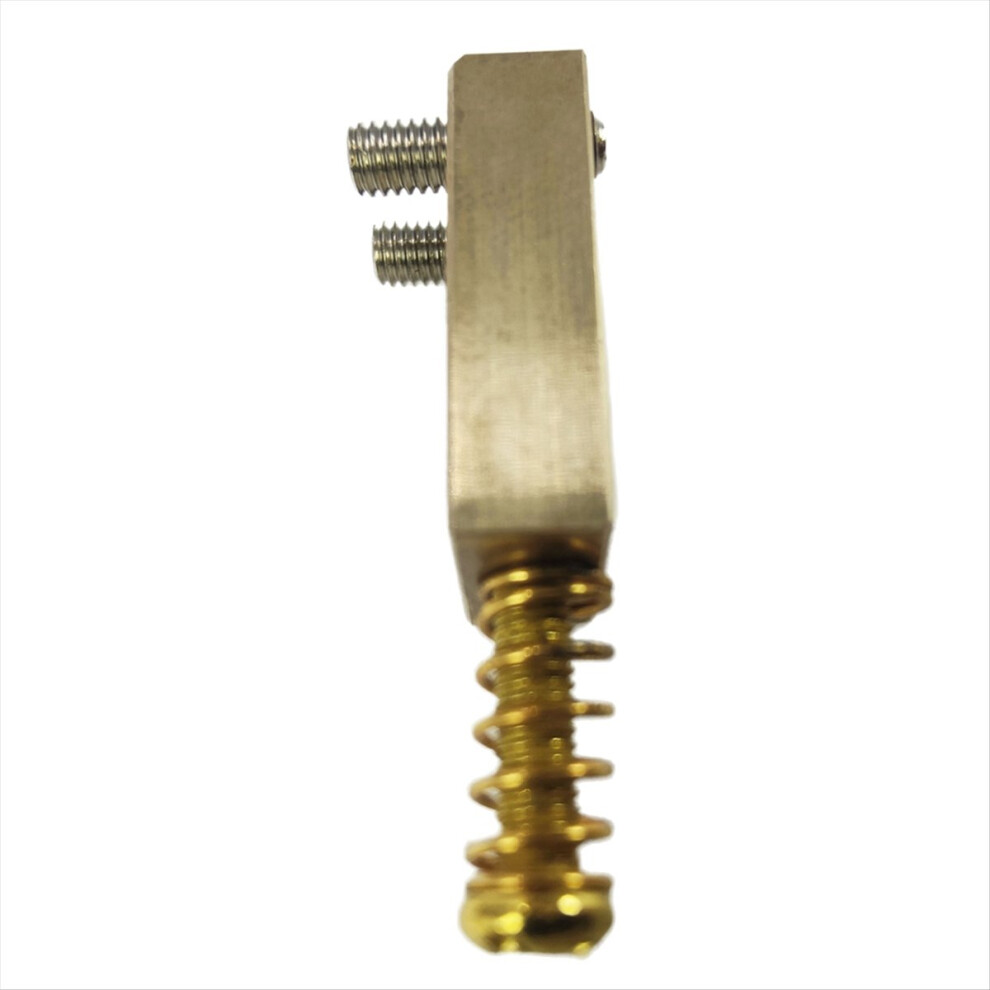 Electric Guitar Tremolo Bridge Brass Saddles Parts Gold 4852597848093