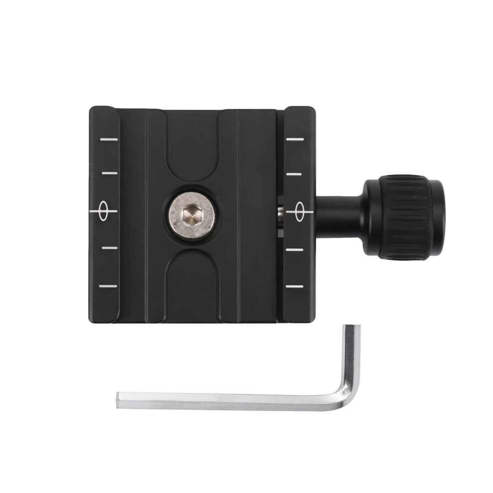 Aluminium 50Mm Quick Release Plate Qr Clamp For Tripod Ballhead 4852597853356