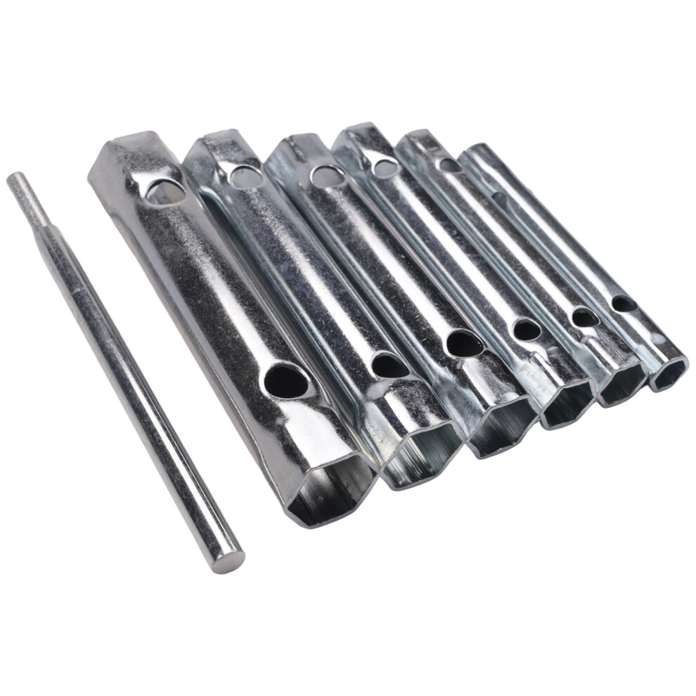 6Pc 8-19Mm Metric Tubular Box Wrench Set Tube Bar Spark-Plug 4852597853257