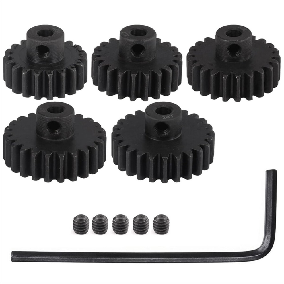 32P Hardened Steel Pinion Gear Set 1/8 Inch 3.175Mm Hole With Hex Key 4852597850690