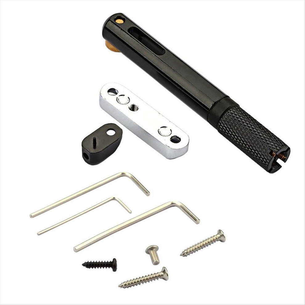 Single Set Saddle Headless Electric Guitar Bridge Tailpiece 4852597850546