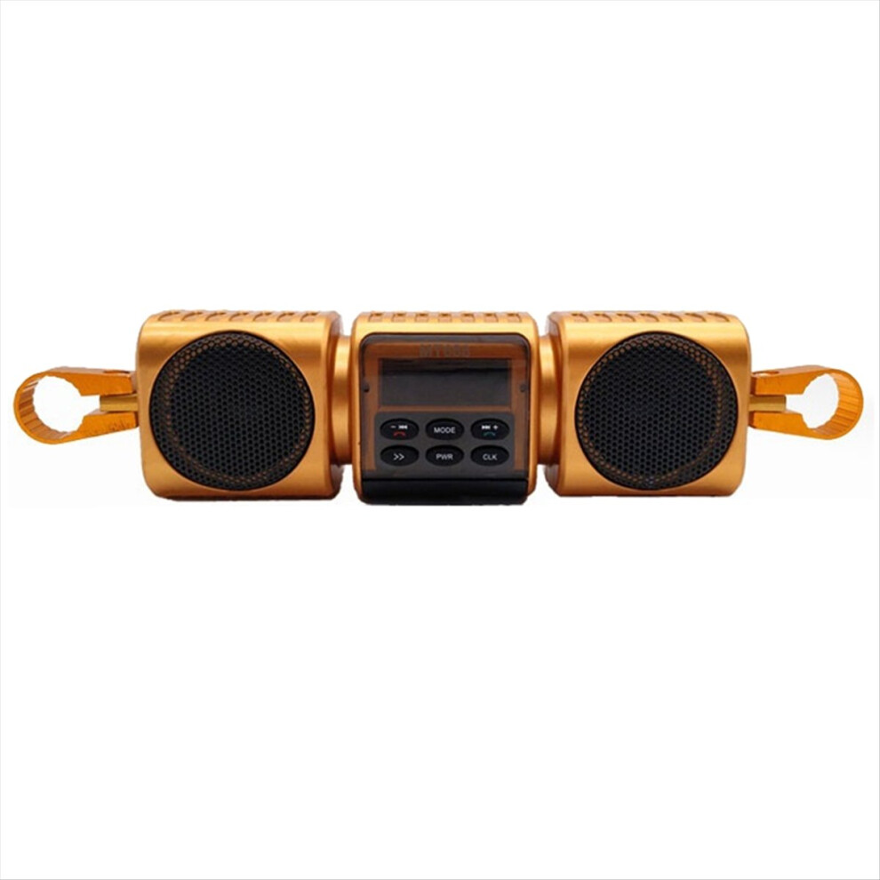 Motorcycle Speakers With Built-In Amplifier Wireless Usb & Aux Inputs 4852597857699