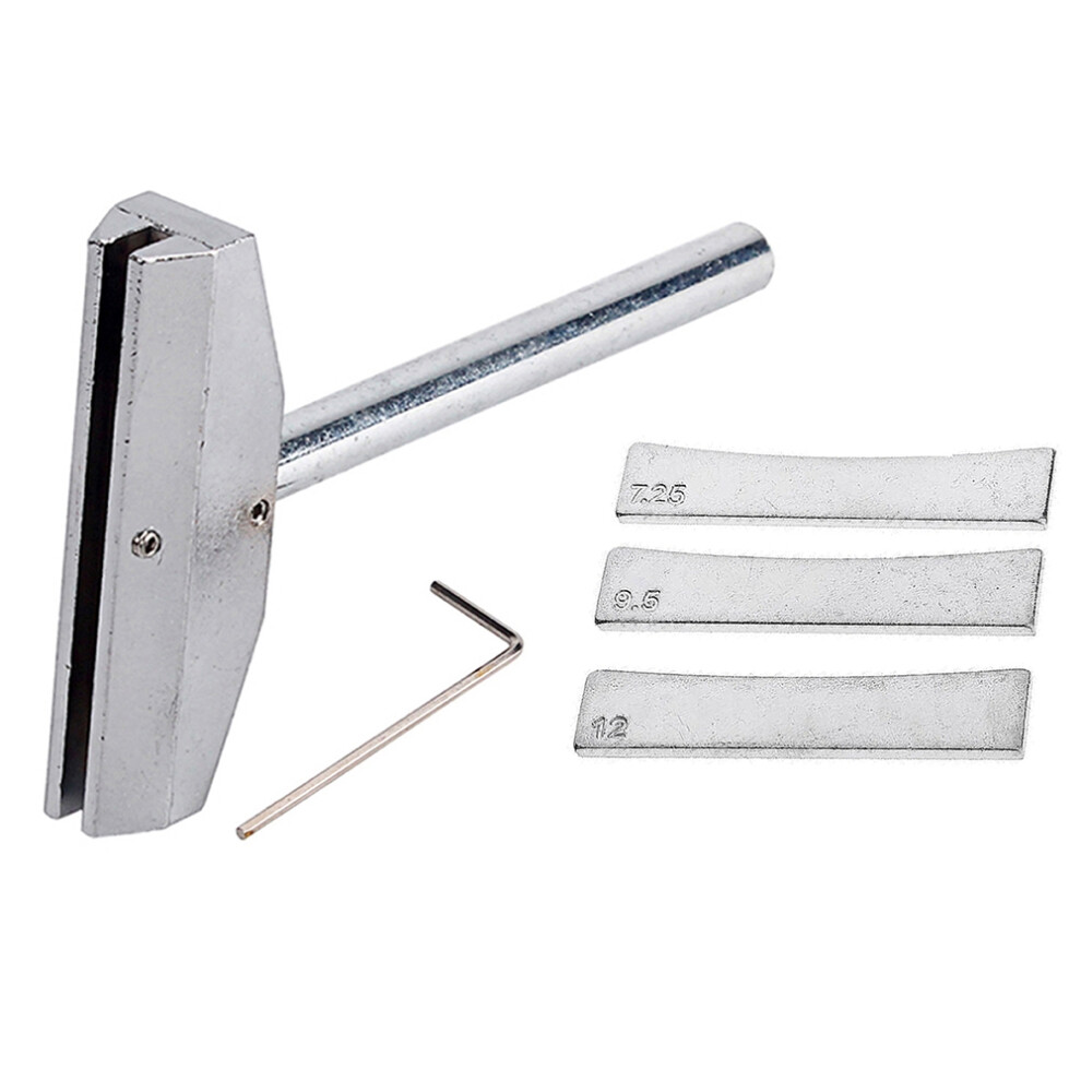 Guitar Fingerboard Fret Caul Tool Silver 4852597857408