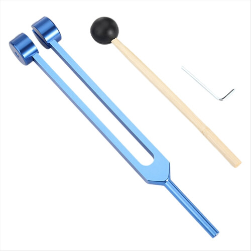 Healing Chakra 128 Hz Tuning Fork Set Sound Therapy Blue 1