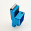 Biljartkrijthouder aluminiumlegering set blauw 7