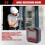 Digitale inclinometer elektronengoniometers magnetisch-rood 8