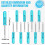 100 PCS Mini Slotted Screwdriver, 2.0mm Flat Head 45mm Length 8