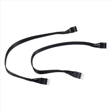 2 stuks moederbord HD-audio 9-pins mannelijk naar vrouwelijk kabel voor pc DIY 30 cm