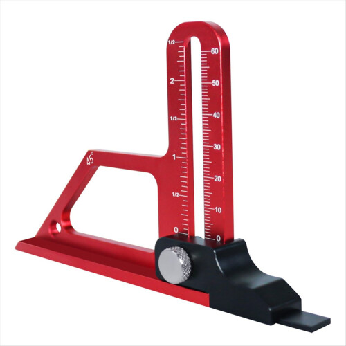 Freestafelhoogtemeter 0-60 mm Verstelbare zaagdiepte