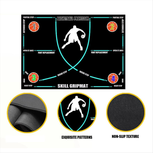 Basketbal Voetwerkmat Draagbare Antislip Training 2
