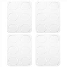 24 Pieces Drum Dampeners, Damper Gel Pads Silencers (Clear)