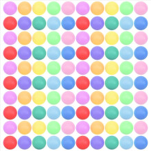 150Pcs/Pack Colored 40mm Entertainment Mixed Colors Beer Pong Balls