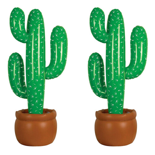 2 stuks opblaasbare cactus-kokospalm