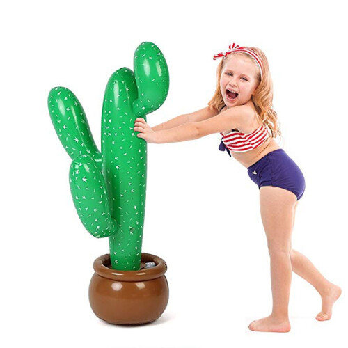 2 stuks opblaasbare cactus-kokospalm 2