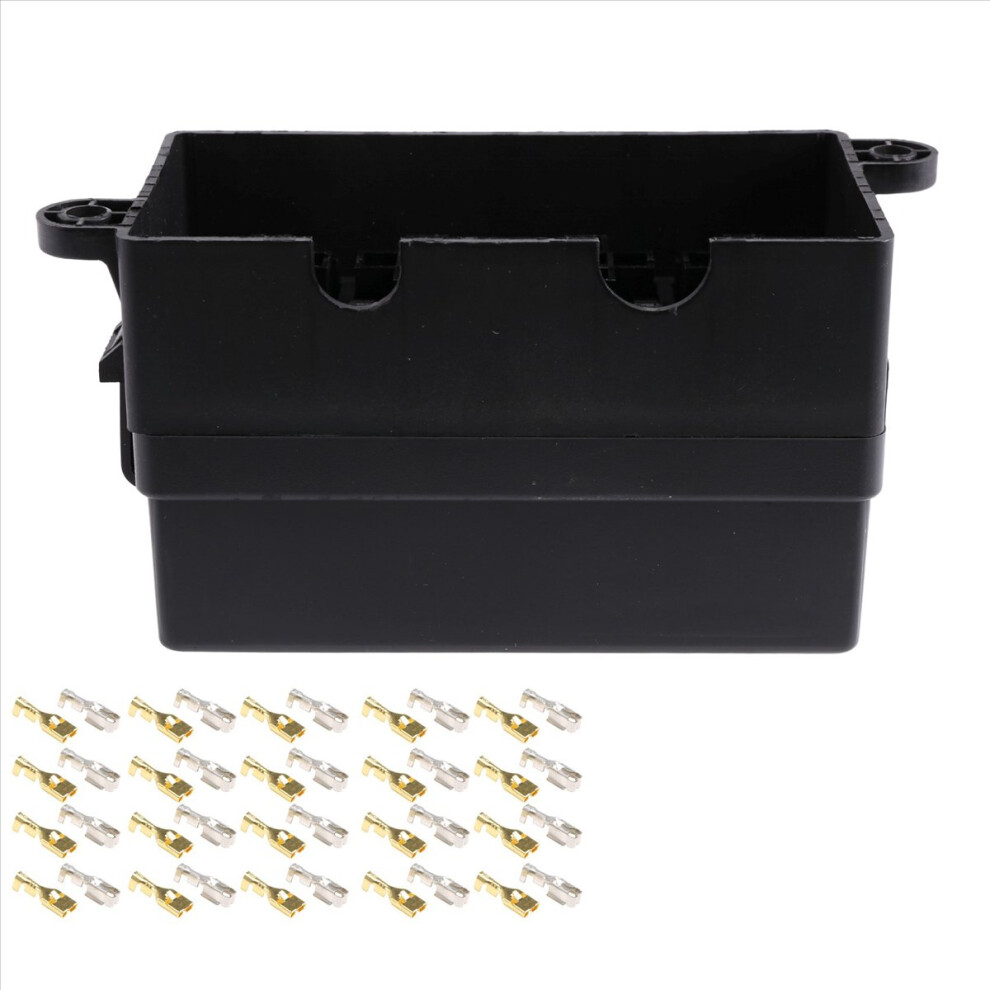 12 Way Fuse Holder With Spade Terminals For Car Truck Trailer Boat 4854174691306