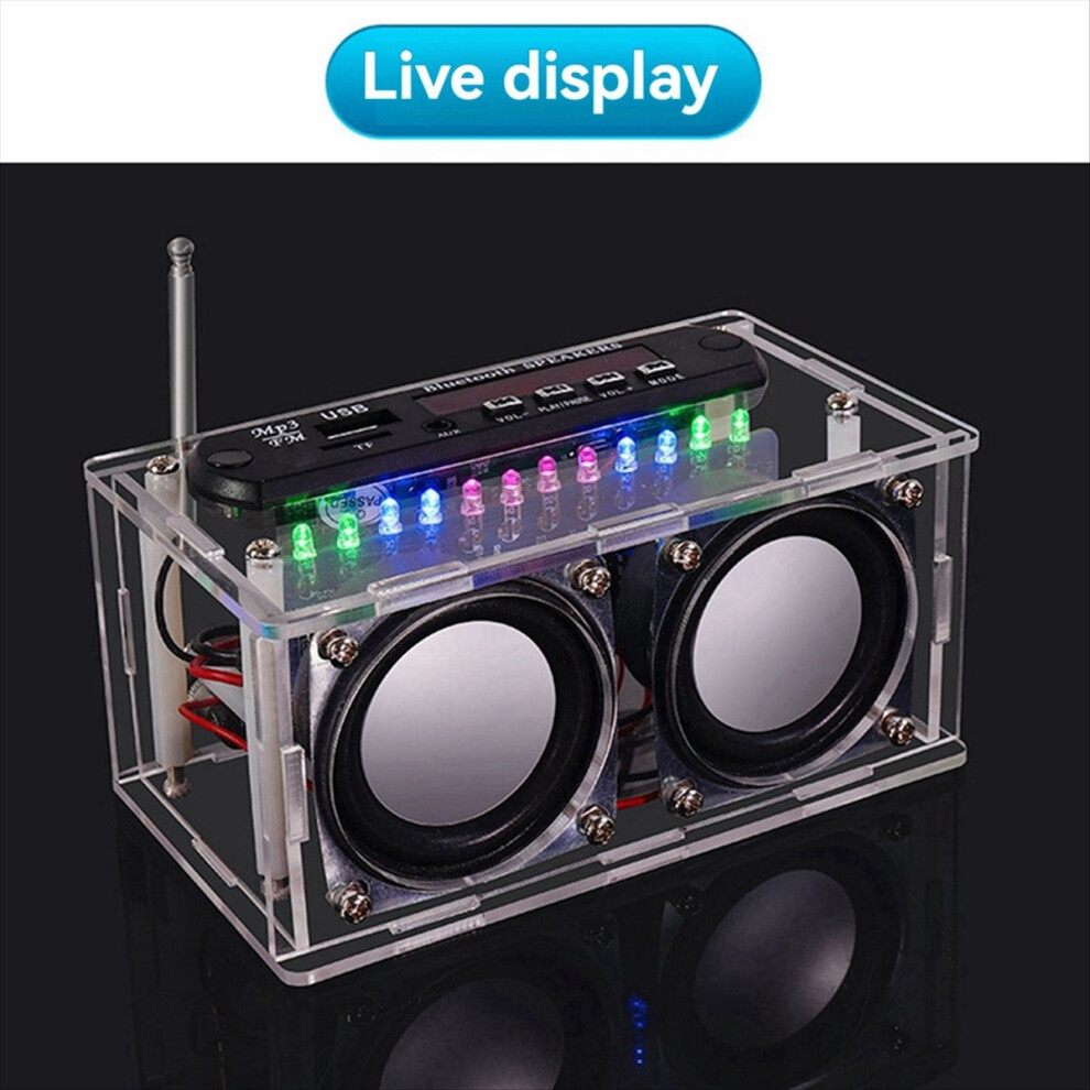 Diy Bluetooth Speaker Kit Soldering Project Practice Electronic 4854174689273